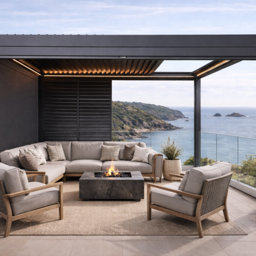 Moderna 3X3 Retractable Pergola